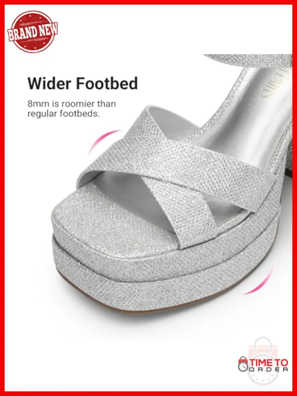 Platform Chunky Heels Square Open Toe Ankle Strap High Heeled Sandals Y2K Party